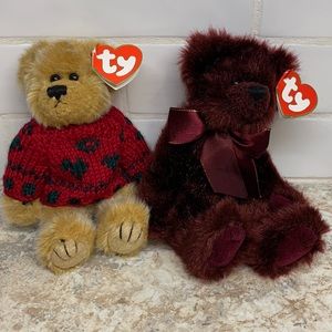 Vintage collectible Ty attic treasures collection holiday bears